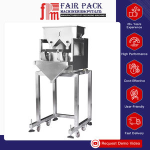 Système de machine de pesage et de remplissage semi-automatique polyvalent pour la vente en gros de granulés, de légumineuses et de graines à prix abordable - Product Image 2