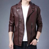 Blouson en cuir noir sur mesure pour homme, style universitaire, en toile imperméable et respirante, idéal pour l'hiver, style urbain.