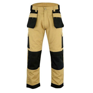 Men's Lightweight Canvas <b>Fabric</b> Casual Trousers High Quality Work Wear with Tool Pockets Loose Fit Latest Wholesale Shirts - Product Image 1