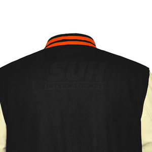 Blouson d'hiver pour homme en coton 100% respirant et écologique, col montant, logo frontal, style universitaire, service OEM, usage extérieur, haute qualité - Product Image 5