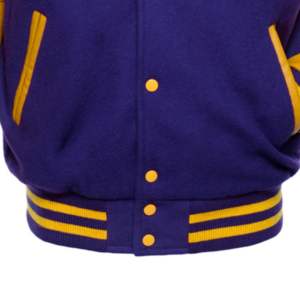 Laine Chenille Broderie Baseball Letterman Vestes Hommes Vintage Blanc Orange En Cuir Manches Varsity Veste hommes vestes - Product Image 4