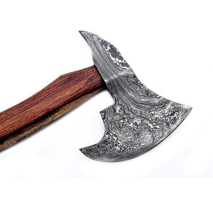 Tomahawks de acero de Damasco industrial por encargo, mango de madera de fácil agarre, fabricación directa de fábrica, precio bajo, embalaje personalizado - Product Image 6