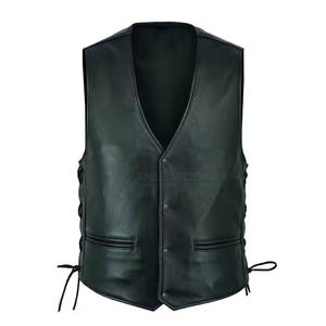Gilet en cuir pour homme personnalisé, durable, hiver, meilleure qualité, design tendance, gilet en cuir à la vente, 2026 - Product Image 1