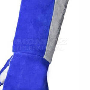 ถุงมือเชื่อมถุงมือป้องกันมือถุงมือหนังพิมพ์โลโก้ตามสั่ง - Product Image 4