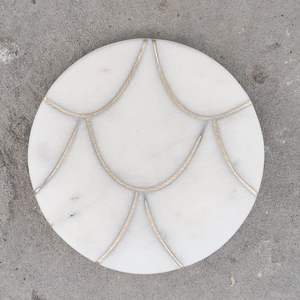 High Quality Hexagonal Marble <b>Coasters</b> with Gold Edges Premium Drinkware <b>Coasters</b> <b>Set</b> Elegant Tabletop Home Decor - Product Image 5