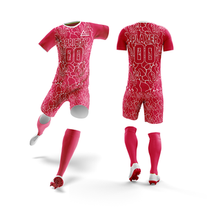 Conjunto de Uniforme de Fútbol Personalizado OEM, Equipación de Fútbol 100% Poliéster Transpirable, Camiseta de Manga Corta para Equipo, Ropa Deportiva al Por Mayor - Product Image 1
