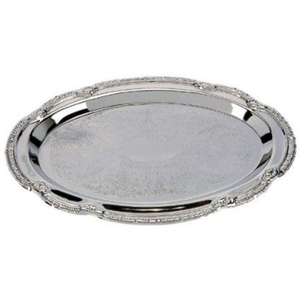 Bandeja Decorativa de Metal Pulida a Mano de Primera Calidad, Diseño Fabuloso, Bandeja Rectangular de Aluminio para Servir Aperitivos y Té - Product Image 4