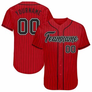 Customized Embroidered Logo Baseball Jersey Summer Wear Baseball Shirts Unisex Full Button Down 100% Polyester Moisture-Wicking - Product Image 1