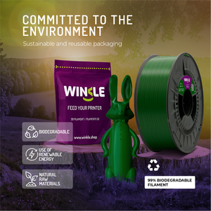 Filament d'imprimante 3D WINKLE PETG 1,75 mm 1 kg FDM Haute résistance aux chocs Impression facile Fabriqué en Europe Tolérance de 0,05 mm 220-240 - Product Image 5