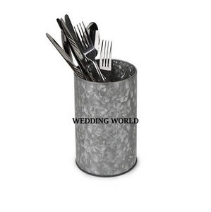 Soporte para utensilios galvanizado con acabado en cobre Cubiertos hechos a mano de calidad superior Caddy Soporte para utensilios de diseñador más vendido - Product Image 6