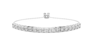 Pulsera Ajustable de Plata 925 con Diamante Cultivado en Laboratorio, Corte Brillante, Certificado IGI, Joyería Fina Minimalista de Lujo, Brazaletes Deslizantes para Mujer - Product Image 4