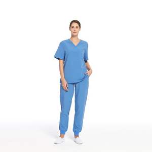 Bestex nuevo estilo médico Hospital enfermera uniforme de moda poliéster rayón Spandex conjuntos de uniformes médicos - Product Image 4