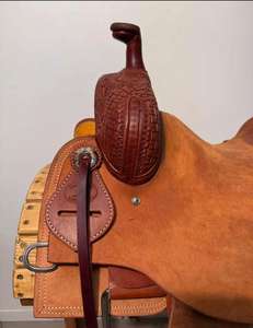 Selle de dressage de qualité supérieure pour les courses longues en plein air Grip confortable avec base solide en cuir durable - Product Image 1