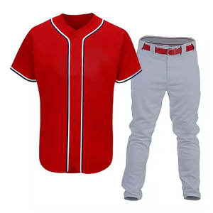 Ensemble d'uniformes de baseball professionnel de style unique de haute qualité vêtements de sport respirants pour les équipes portent un uniforme de baseball - Product Image 1