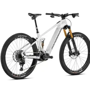 Sepeda karbon RR SL perajin-perak/putih E-MTB Enduro/AM