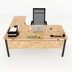 โต๊ะทำงานสำนักงานรูปตัวแอล รุ่น Aton Concept สไตล์ร่วมสมัย ขนาด 180x160 ซม. ขาประกอบสำเร็จรูป รุ่น HBAT019 - Product Image 3