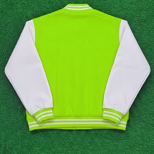 Chaqueta Varsity de Béisbol Casual de Invierno para Hombre, Personalizada con Logotipo Bordado, 100% Algodón de Calidad, Talla Grande - Product Image 2