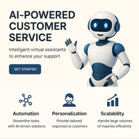 Agente IA Inteligente para Negocios - Asistente Virtual Automatizado 24/7 Compatible con Mac, Solución de Marca Blanca para Equipos de CRM de Comercio Electrónico