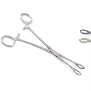 Pince éponge Foerster à bas prix Pince d'instruments chirurgicaux dentelés droits en acier inoxydable de qualité supérieure - Product Image 5