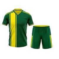Jersey Sepak Bola Lengan Pendek V-neck Merah Putih Kustom, Bahan Bernapas, Cepat Kering, Seragam Tim yang Dapat Dipersonalisasi, Kualitas OEM 100%