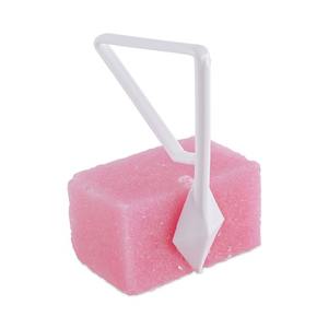 Boardwalk 4 Oz. Bloc désodorisant jetable pour cuvette de toilettes, solide et liquide, parfum cerise, rose - 144/carton - Product Image 1