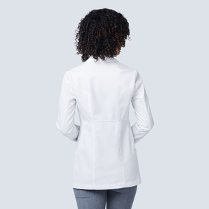 Blouse de laboratoire en coton unisexe à poches avant avec impression de logo personnalisée dernière conception pour les uniformes d'infirmière et de médecin des femmes de l'hôpital taille XL - Product Image 5