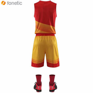 2022 Unisex de talla grande, ropa de baloncesto personalizada, camisetas de poliéster transpirables reversibles, los últimos conjuntos para adultos, sublimados personalizados - Product Image 6