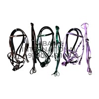 Bridon de course pour chevaux en caoutchouc PVC professionnel et durable, martingale réglable, boucles en acier inoxydable, couleur et logo personnalisables, OEM/ODM