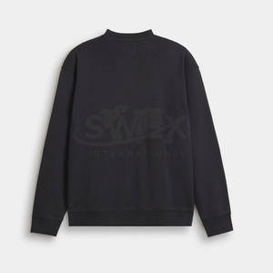 Trendy Fashion Basics Men Mock Neck Sudadera Impresión personalizada Manga larga Basics Men Mock Neck Sudadera - Product Image 3