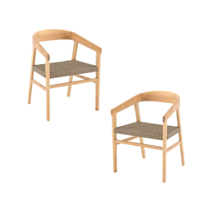 Prix de gros Restaurant Banquet Mobilier de salle à manger Chaises de salle à manger en bois Design moderne simple Chaises accoudoir à vendre - Product Image 2