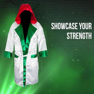 Solid Color In Stock <b>Boxing</b> <b>Robes</b> Most Popular <b>Boxing</b> Wear Men <b>Robes</b> Custom Made <b>Boxing</b> <b>Robes</b> - Product Image 4
