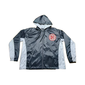 Chaqueta Cortavientos Unisex de Lona Delgada, Impermeable, con Bordado de Dibujos Animados y Capucha - Product Image 1