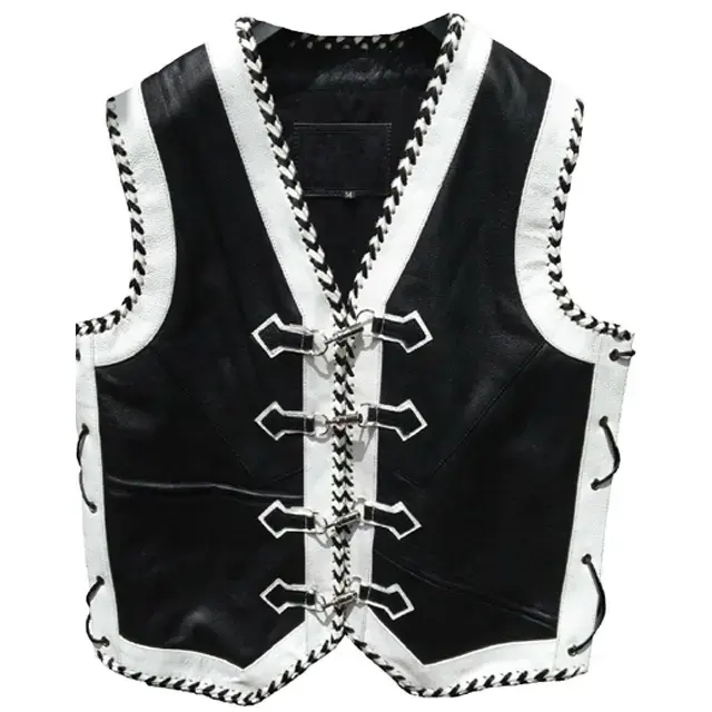 Cheap rate Premium Quality Leather Fashion Motorcycle Waistcoat Motorbike Vest