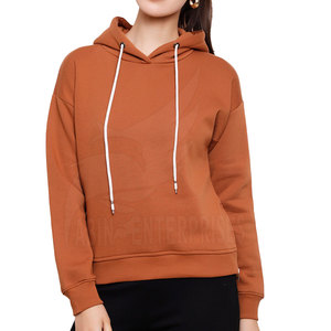 Sudadera con Capucha de Moda de Invierno para Mujer, Informal, de Manga Larga, Transpirable, Cómoda, Duradera, 100% Algodón, Talla Grande para Adultos - Product Image 1