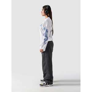 T-shirt Tanjiro au design élégant et solide, manches longues, 100% coton jersey, plusieurs variantes disponibles - 200g 220g 280g, impression sérigraphique - Product Image 3