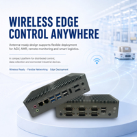 Mini PC industriel Intel Alder Lake N97, ordinateur embarqué sans ventilateur, double LAN Gigabit, ports série pour le contrôle d'équipements CNC