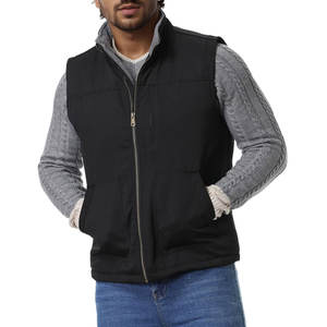 Chaleco de Lona para Hombre, Sin Mangas, de Alta Calidad, Transpirable, Informal, Chaleco de Lona a Precio Económico, Personalización OEM con Logotipo - Product Image 5