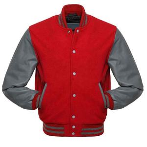 Hot Sale Custom Design Printing Long Sleeve Men's Baseball Jacket Men Plain CollegeBaseballjacket for men - Product Image 2