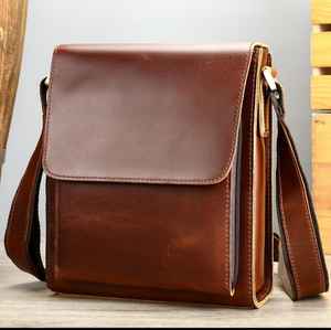 Sacs à bandoulière véritables pour hommes disponibles dans toutes les couleurs 100% cuir pur personnalisé votre propre logo et étiquette sacs à bandoulière - Product Image 2