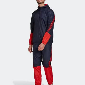 Conjunto Deportivo de 2 Piezas para Hombre, Chaqueta Cortavientos de Invierno con Cordón Ajustable, 100% Algodón, Talla Grande, Ropa Impermeable para Exteriores, Modelo 2026 - Product Image 1