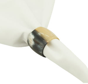Buffalo Horn Napkin Ring for Dinning Table <b>Wedding</b> Decoration Natural Shade <b>Tissue</b> Holder Wholesale Supplier - Product Image 6
