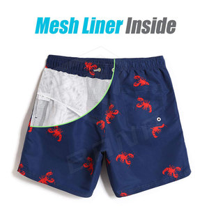 Short de bain d'été pour hommes, logo personnalisé, polyester et coton de qualité supérieure, motif uni, prix bas du Pakistan vente en gros - Product Image 3
