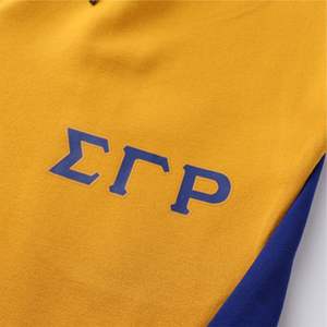 Sigma Gamma Rho Custom Unisex Solid Casual Breathable Woolen Fabric High Quality OEM Service Polyester/Cotton <b>Shorts</b> - Product Image 4