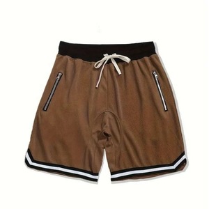 Shorts de basket-ball personnalisés en taille et couleur, imprimés, avec broderie en maille, logo par sublimation, respirant, séchage rapide, 100% polyester, unisexe - Product Image 4