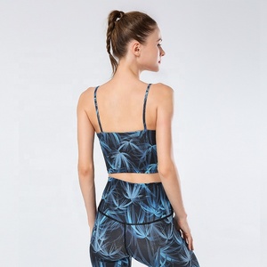 Conjunto de Yoga de compresión adelgazante elástico para mujer personalizado suave ligero transpirable ajuste activo servicio OEM - Product Image 6