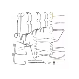 Ensemble d'instruments chirurgicaux Pentax certifiés CE ISO 23pc Source d'alimentation manuelle Amygdalectomie Ent pour les instruments médicaux d'élimination des amygdales - Product Image 2