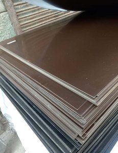 Plaque isolante de feuille de stratifié de bakélite noire de 5mm pour l'hôpital et l'ingénierie mécanique pour l'usage d'hôtel - Product Image 1