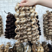Meilleure qualité extensions de cheveux Remy vietnamiens bruts trame de peau ondulée naturelle trame de cheveux humains colorés