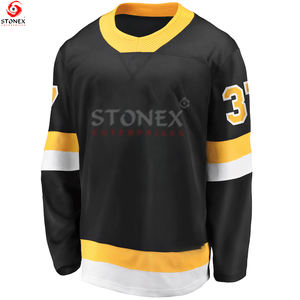 Maillot de hockey sur glace de haute qualité pour hommes chemise de hockey sur glace respirante et confortable - Product Image 2