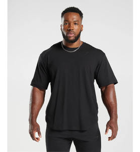 T-shirt homme de luxe personnalisable avec impression DTG col rond uni 100% coton personnalisé avec le logo de votre marque - Product Image 3